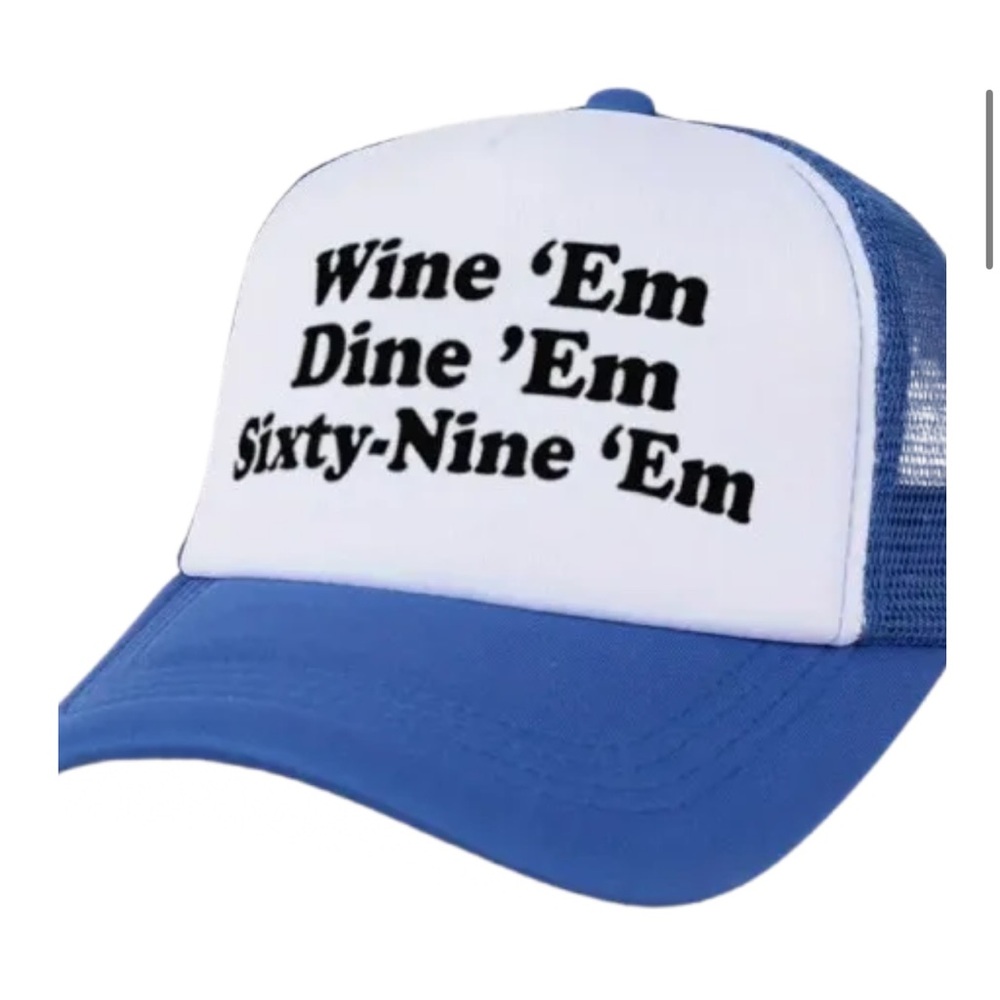 Wine em dine em 69 em hat